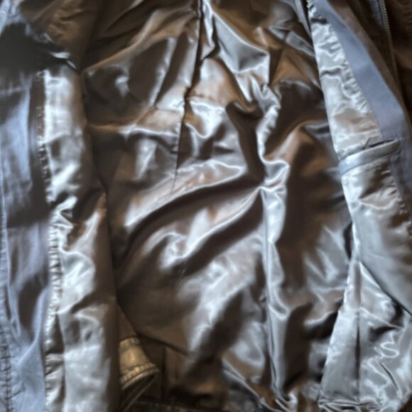 Lucky Brand Leather And Cloth Jacket Size 2XL Zip Pockets - Picture 7 of 7